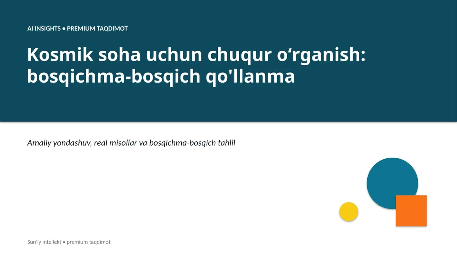 Premium Taqdimot 1