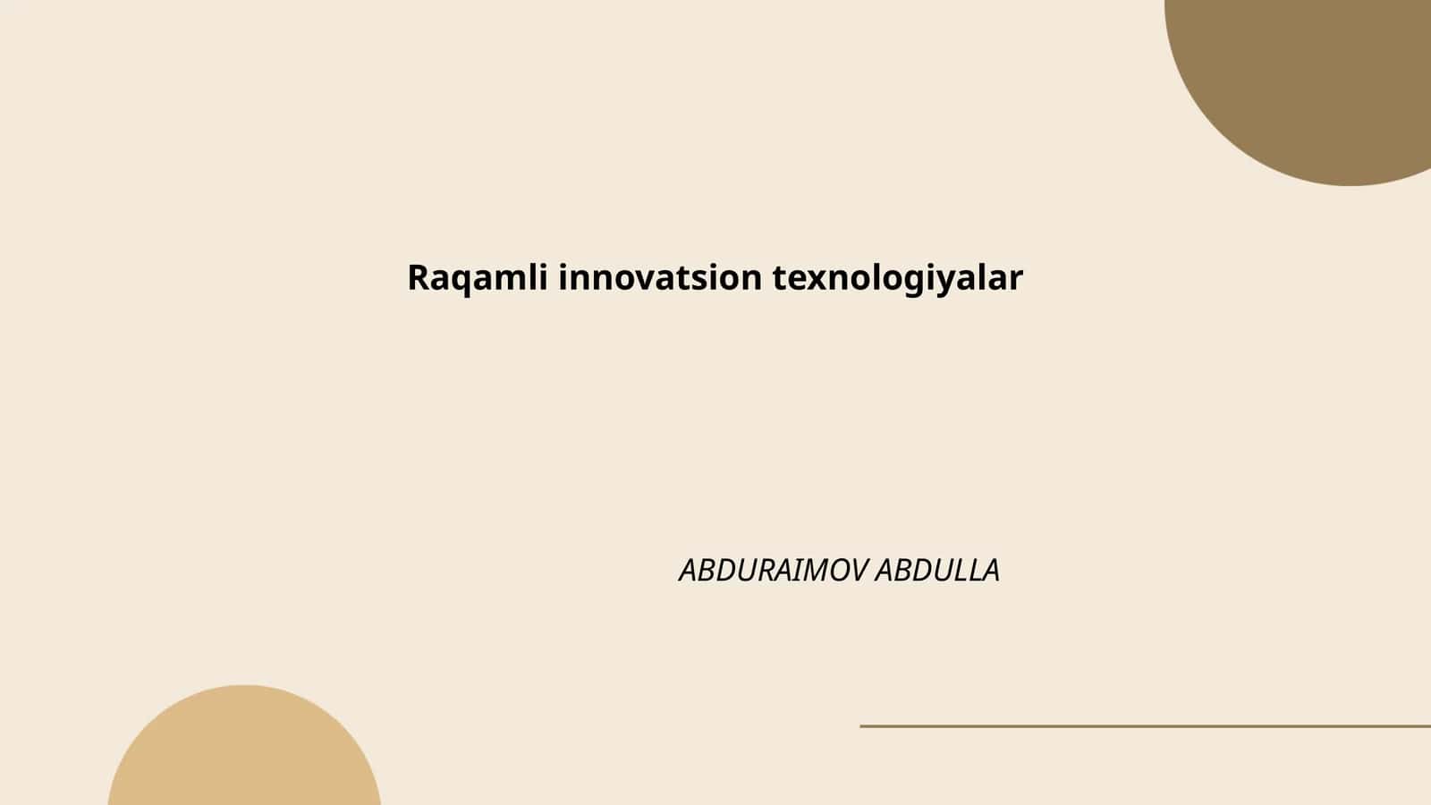 Raqamli transformatsiya 1