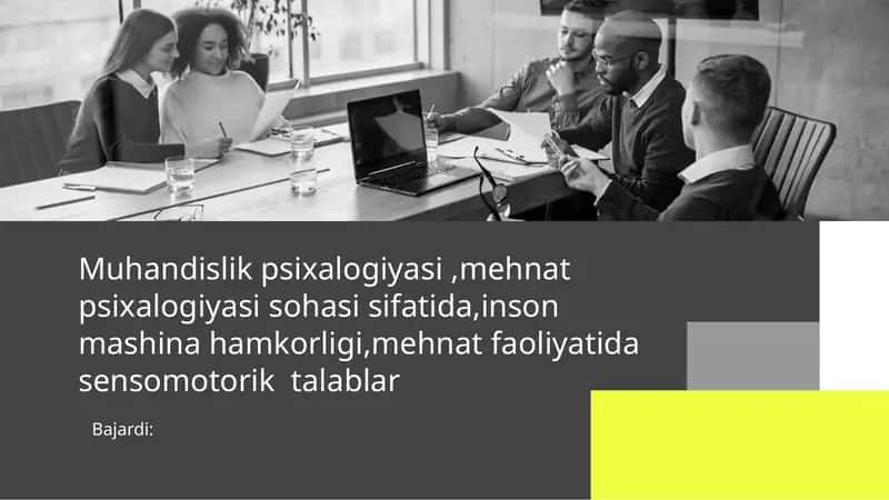 Muhandislik psixalogiyasi 1