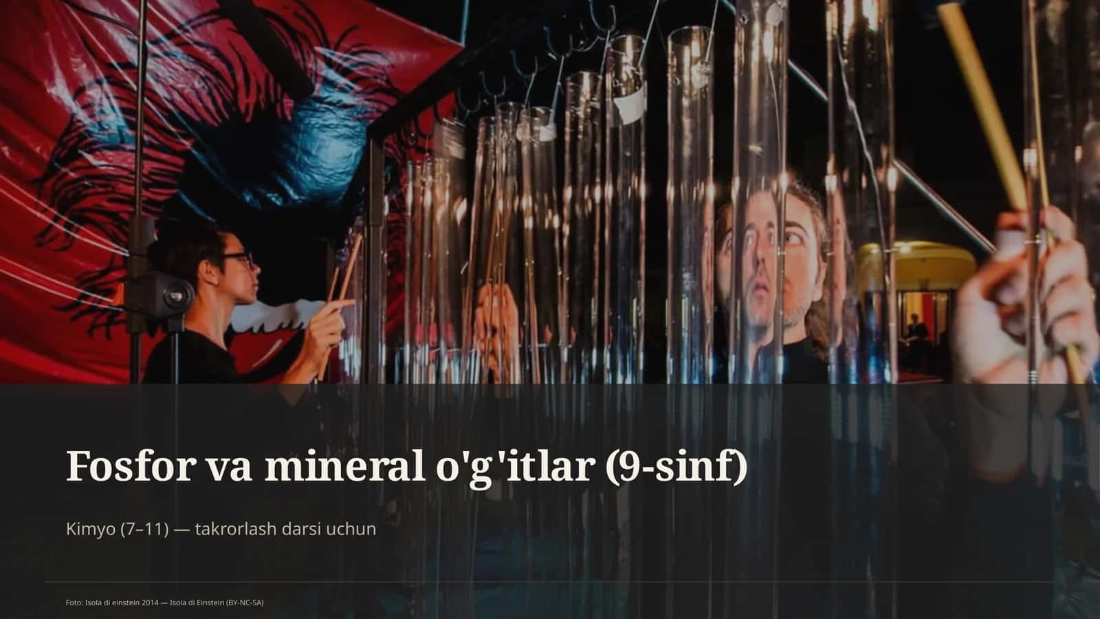 Fosfor va mineral o'g'itlar (9-sinf) 1
