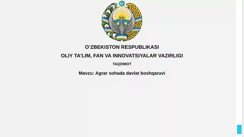 Agrarsohadadavlatboshqaruvi
