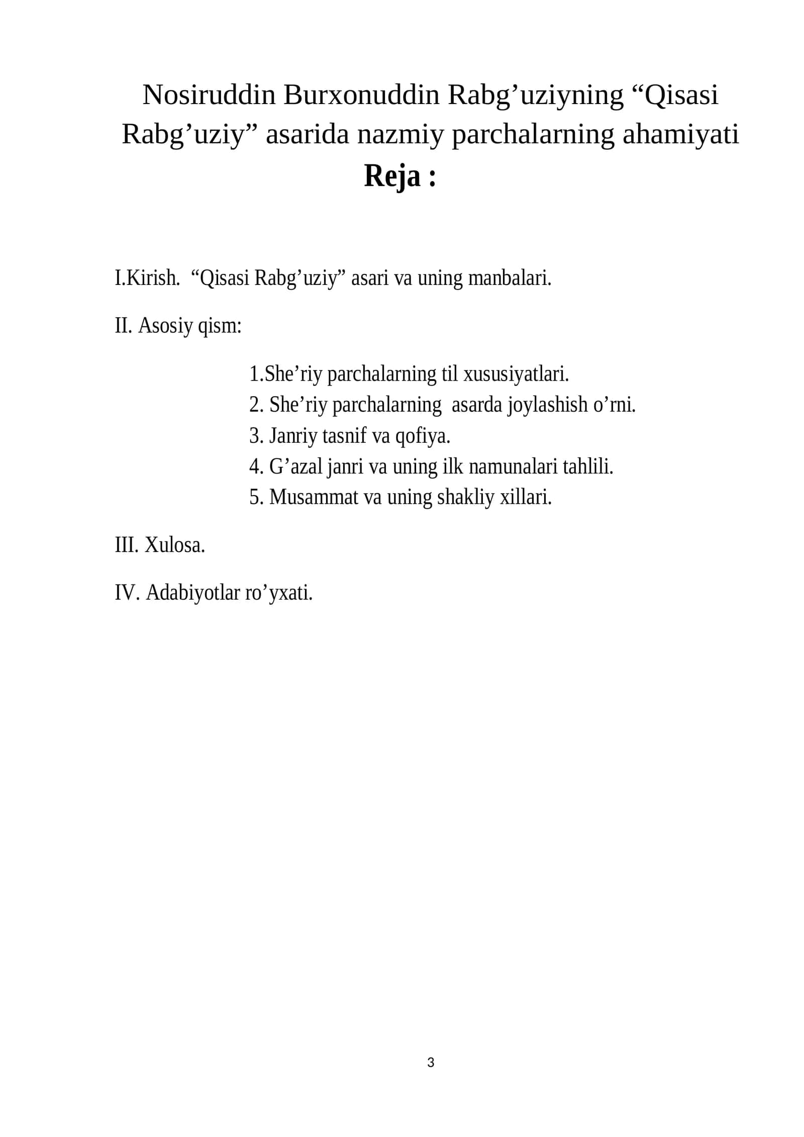 Qisasi Rabg'uziy 1