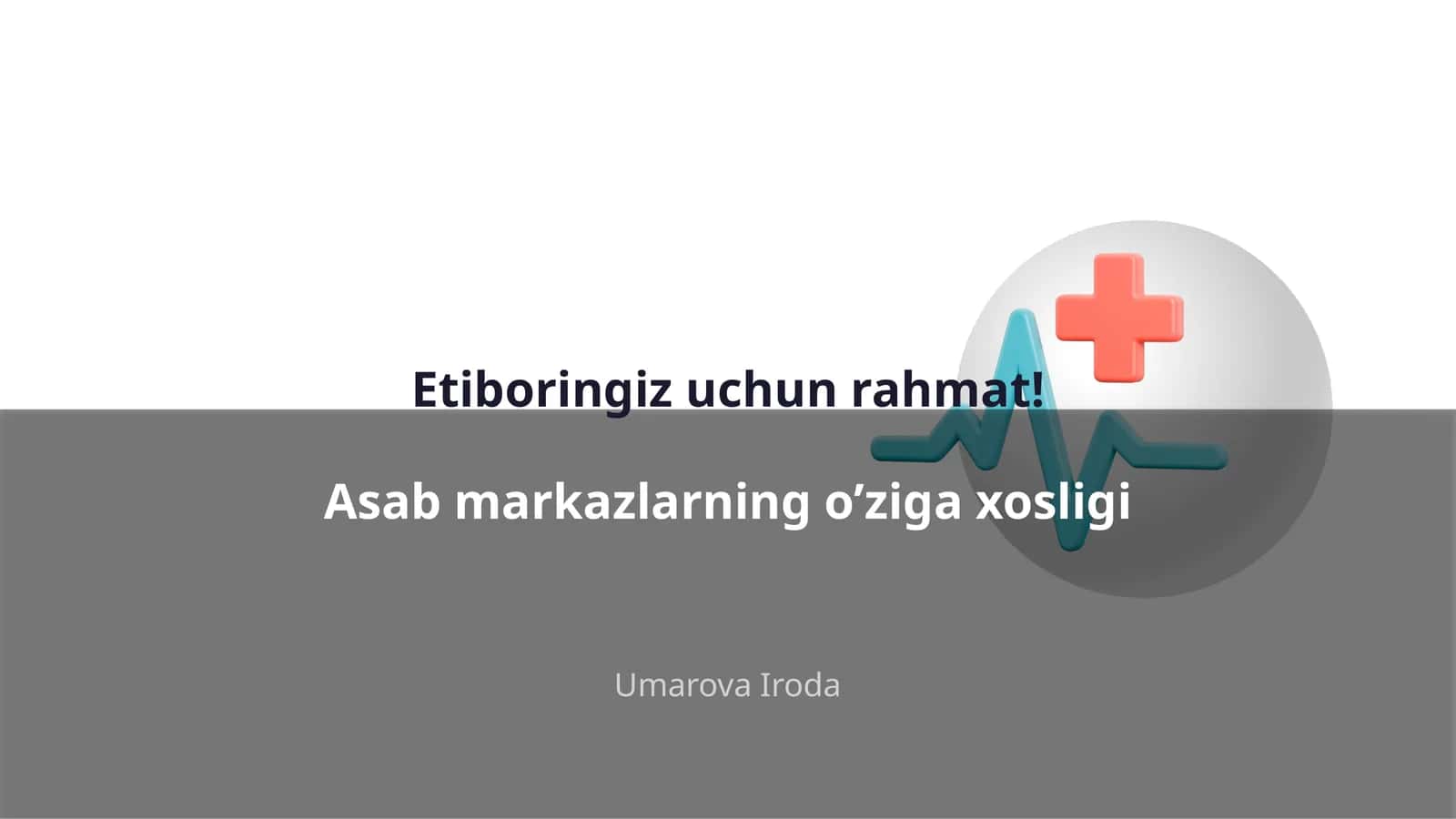 Asab markazlarning o’ziga xosligi 1