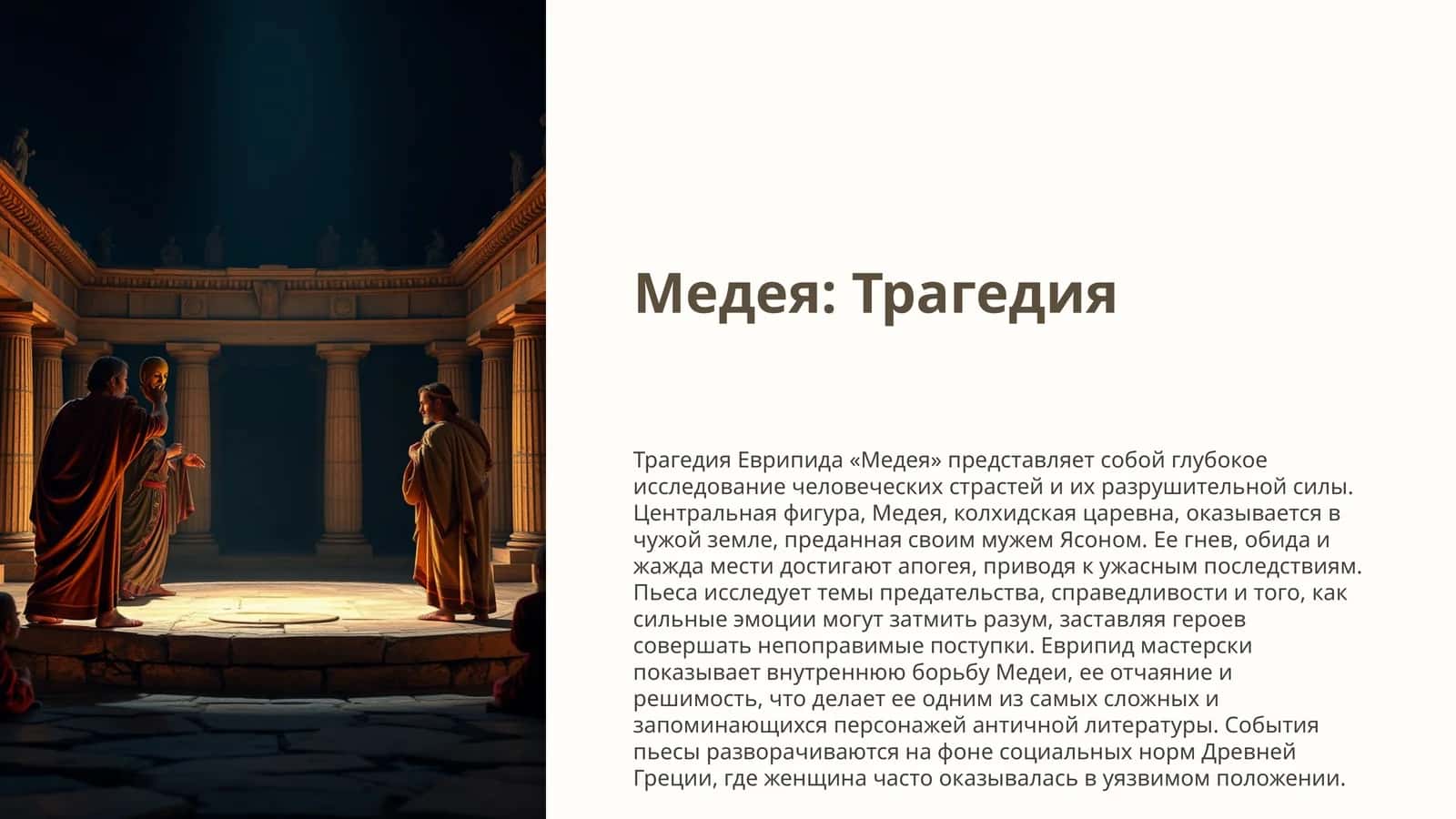 Медея: Трагедия 1