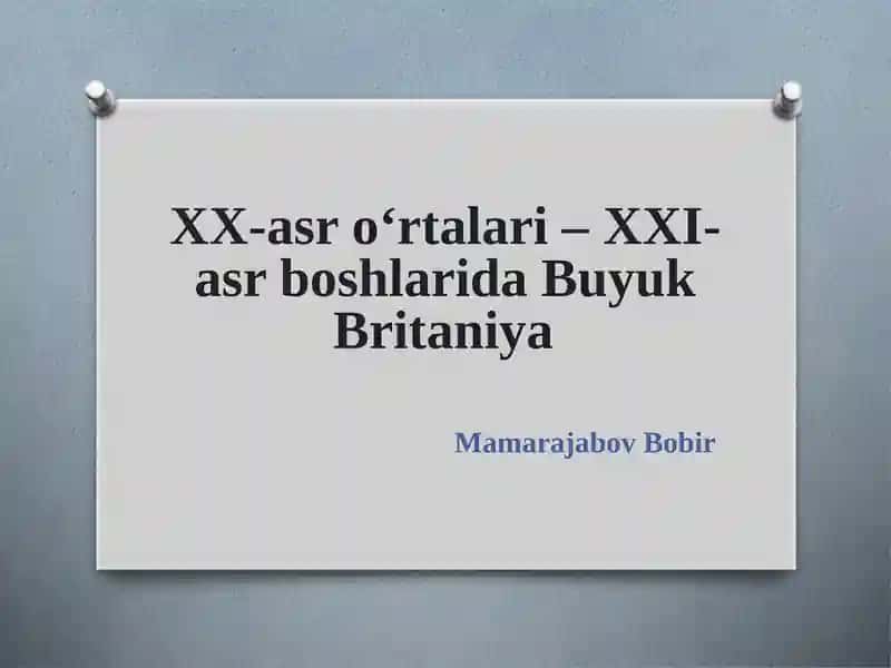 Leyboristlar hokimiyatda 1945-1951 yillar
