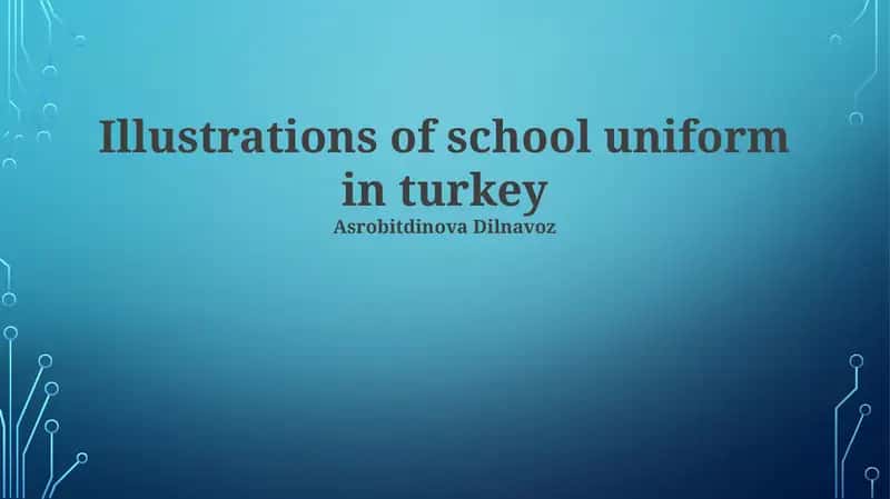 Turkish School Uniforms 1