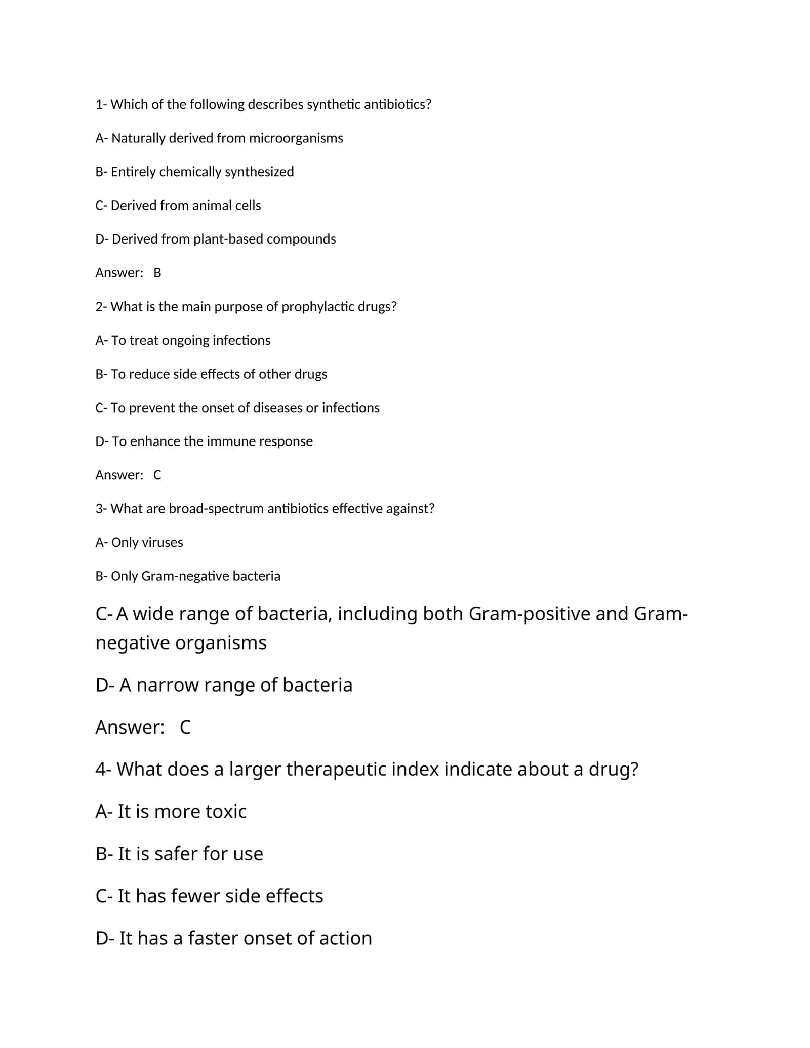 Synthetic Antibiotics 1