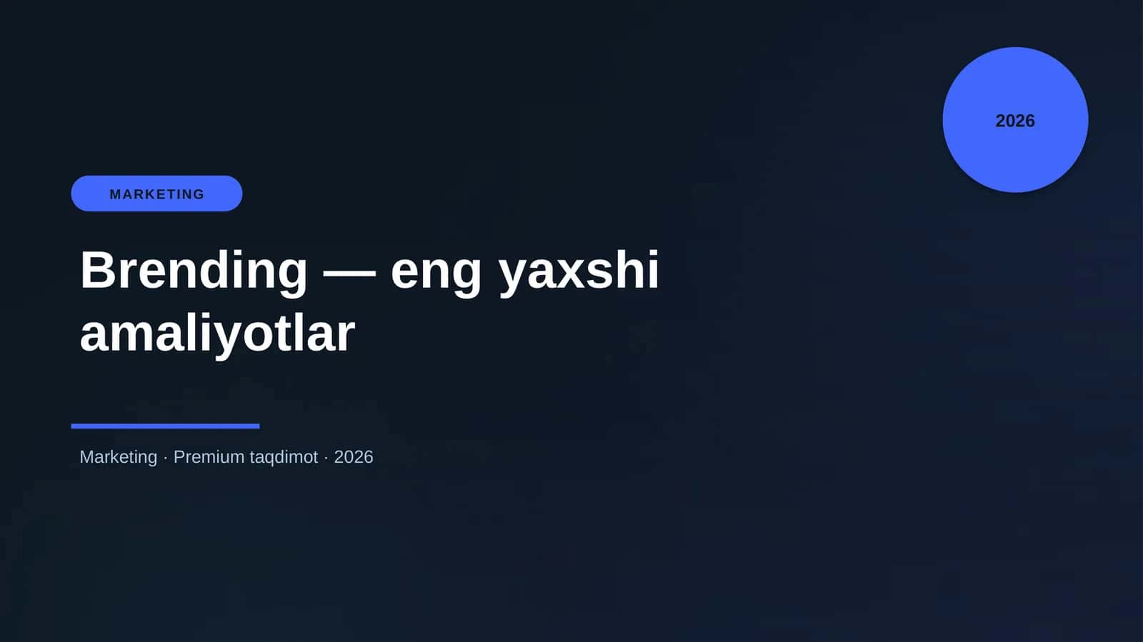 Brending — eng yaxshi amaliyotlar 1
