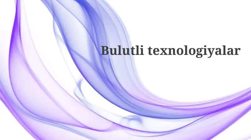 Bulutlitexnologiyalar 1