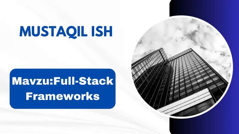 FULL-STACK FRAMEWORKs 1