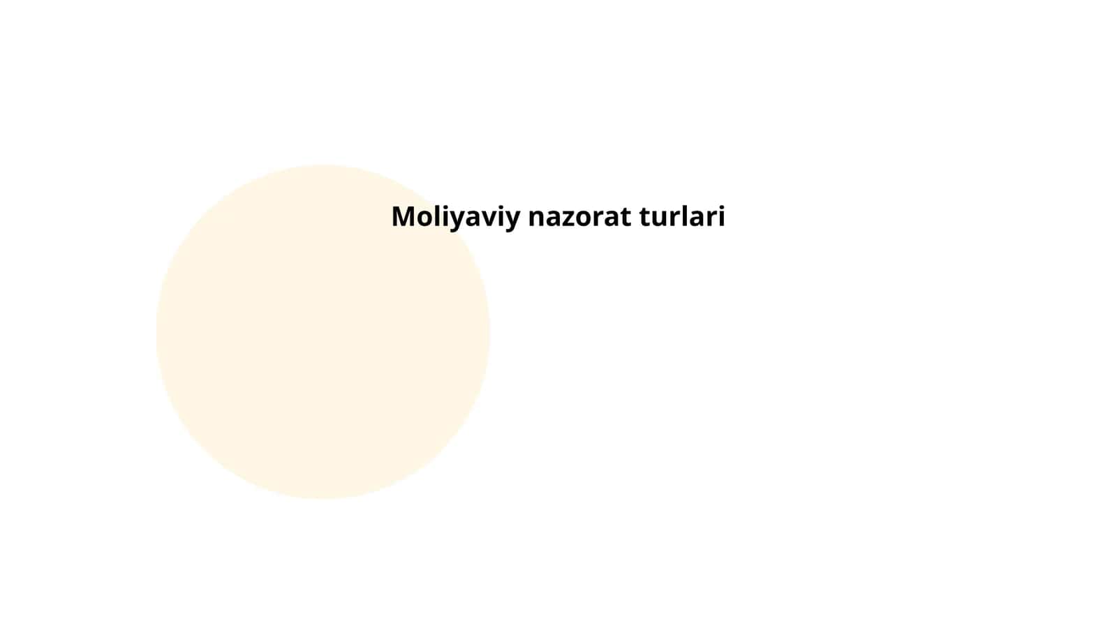 Moliyaviy nazorat turlari 1