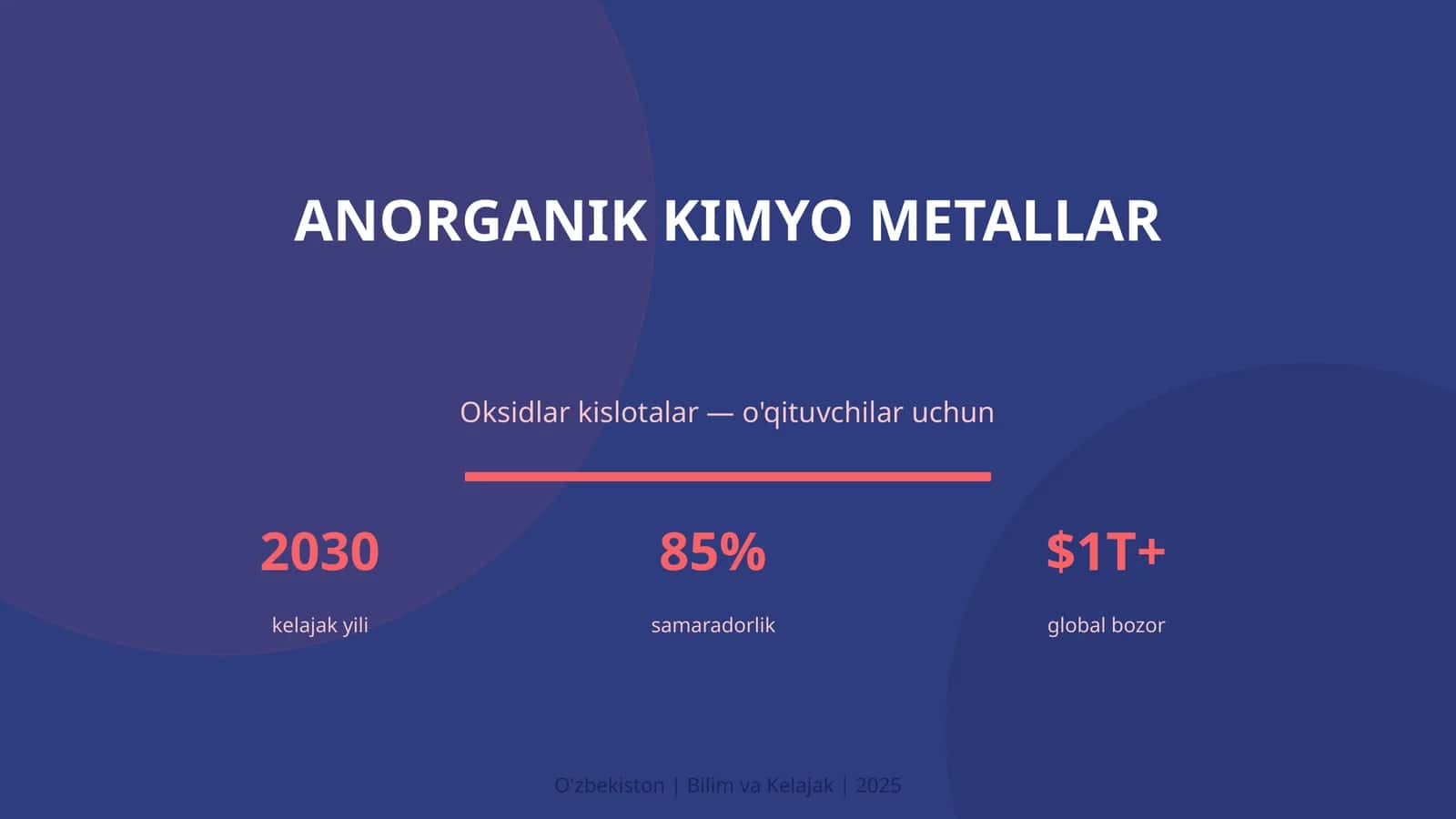 ANORGANIK KIMYO METALLAR 1