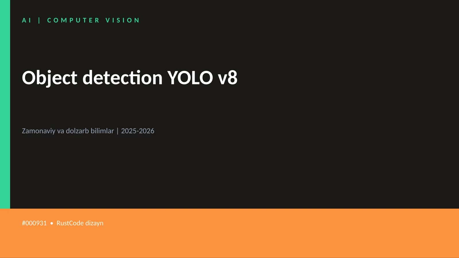 Object detection YOLO v8 1