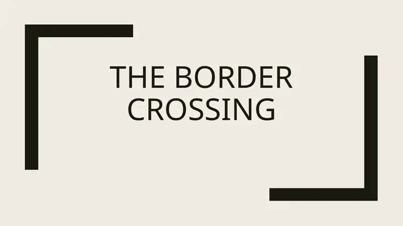 Cross-border crime 1