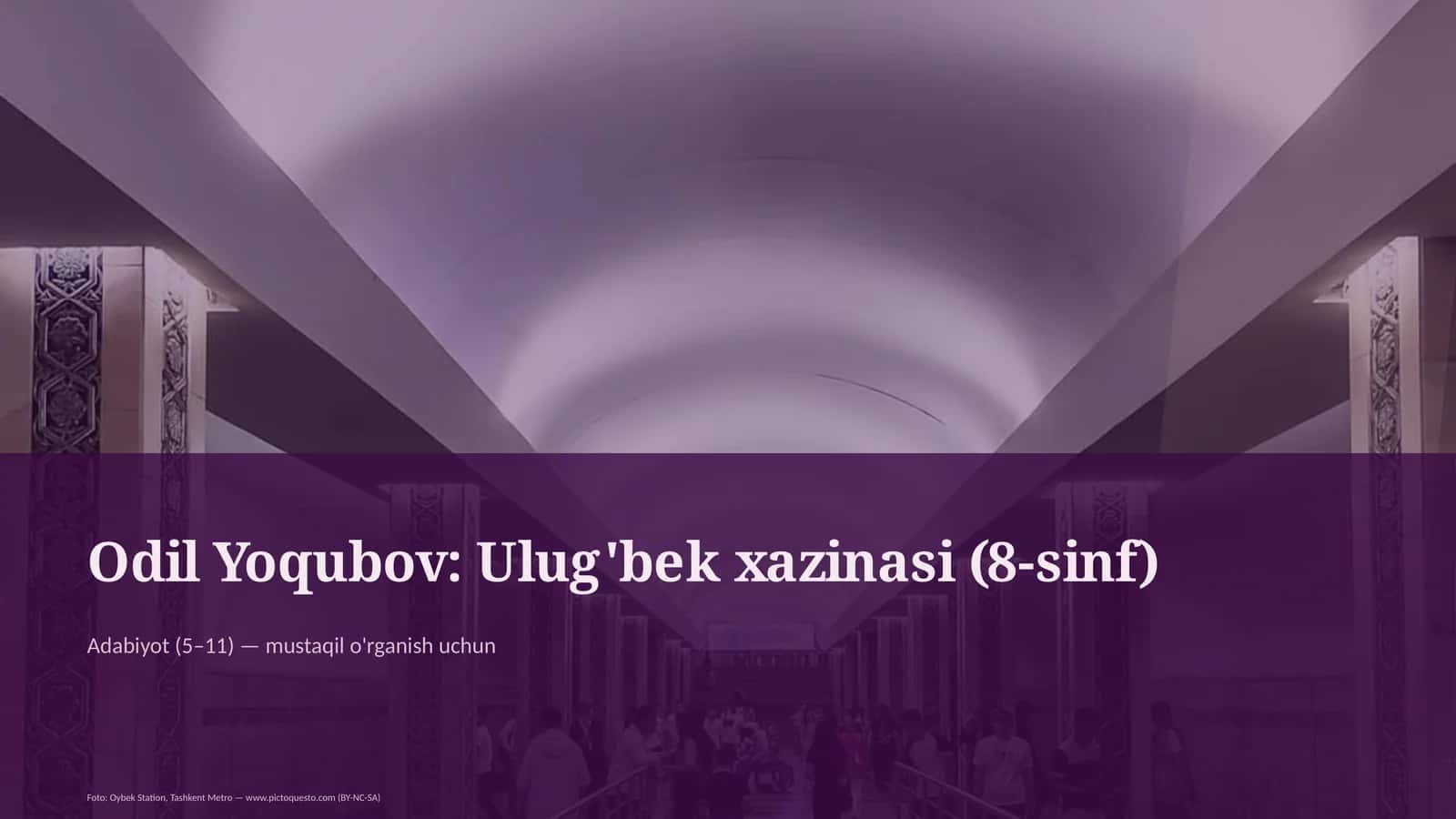 Ulug'bek xazinasi (8-sinf) 1