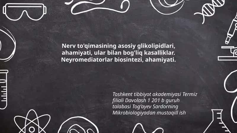 Neyromediatorlar biosintezi 1