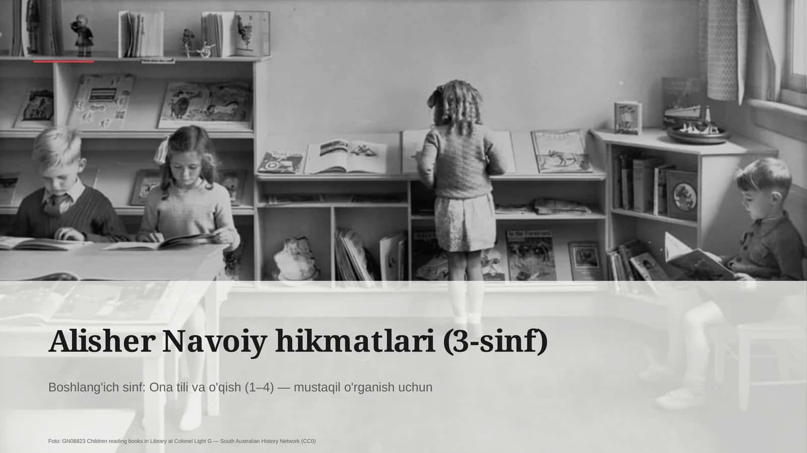 Alisher Navoiy hikmatlari (3-sinf) 1