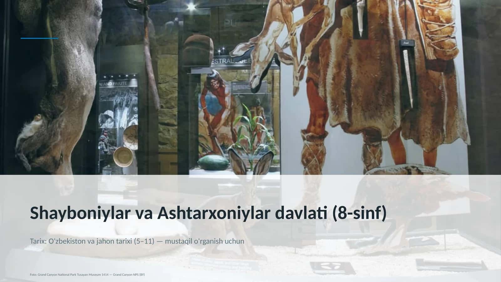 Shayboniylar va Ashtarxoniylar davlati (8-sinf) 1