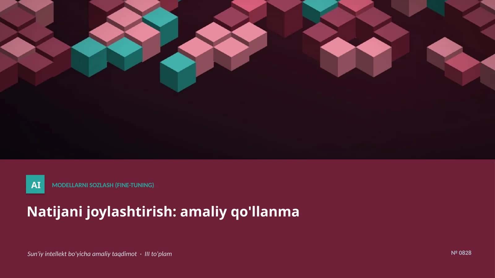 MODELLARNI SOZLASH (FINE-TUNING) 1