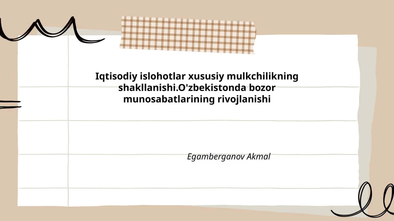 Xususiy mulkchilikning shakllanishi 1