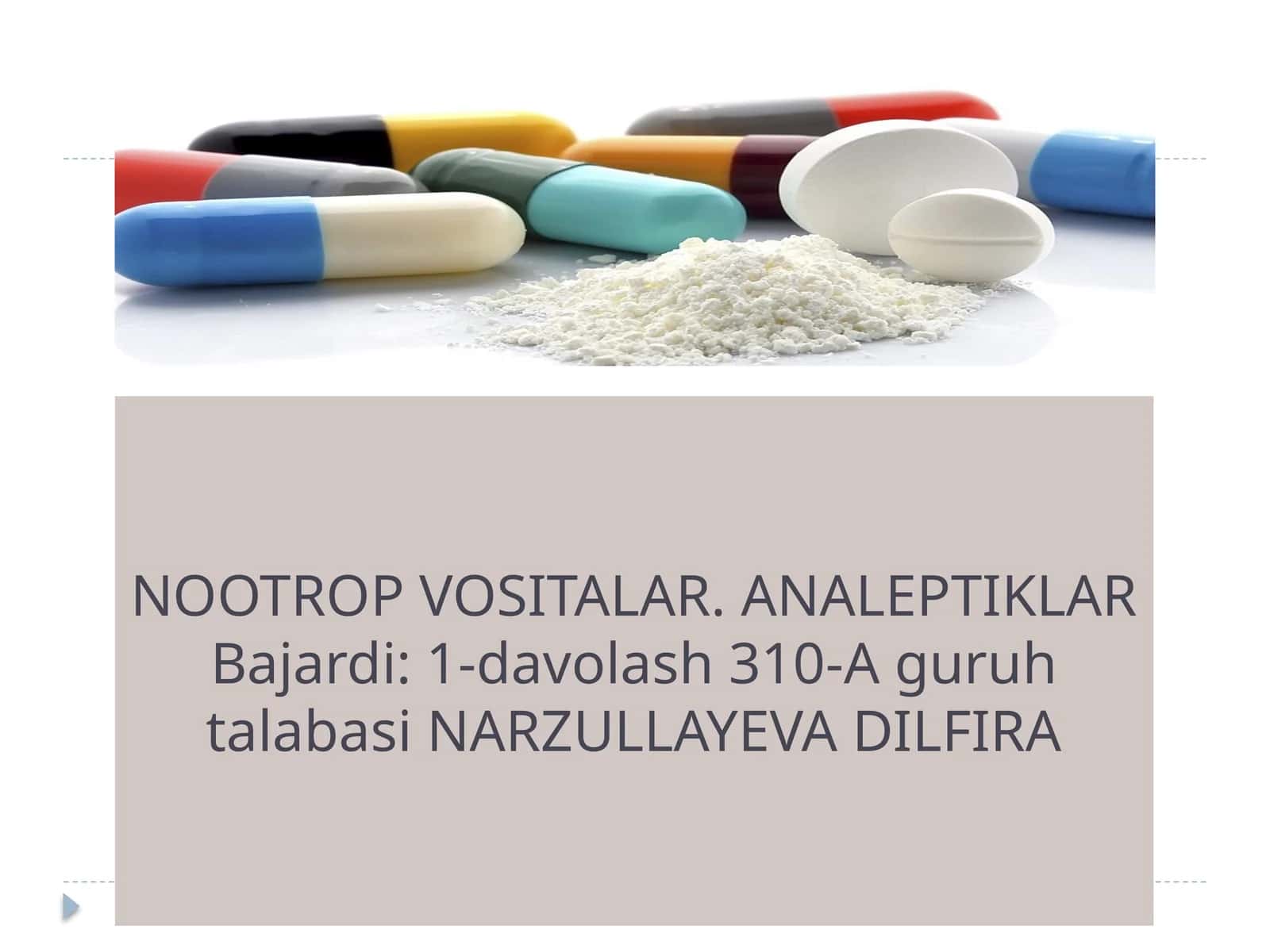 NOOTROP VOSITALAR ANALEPTIKLAR 1