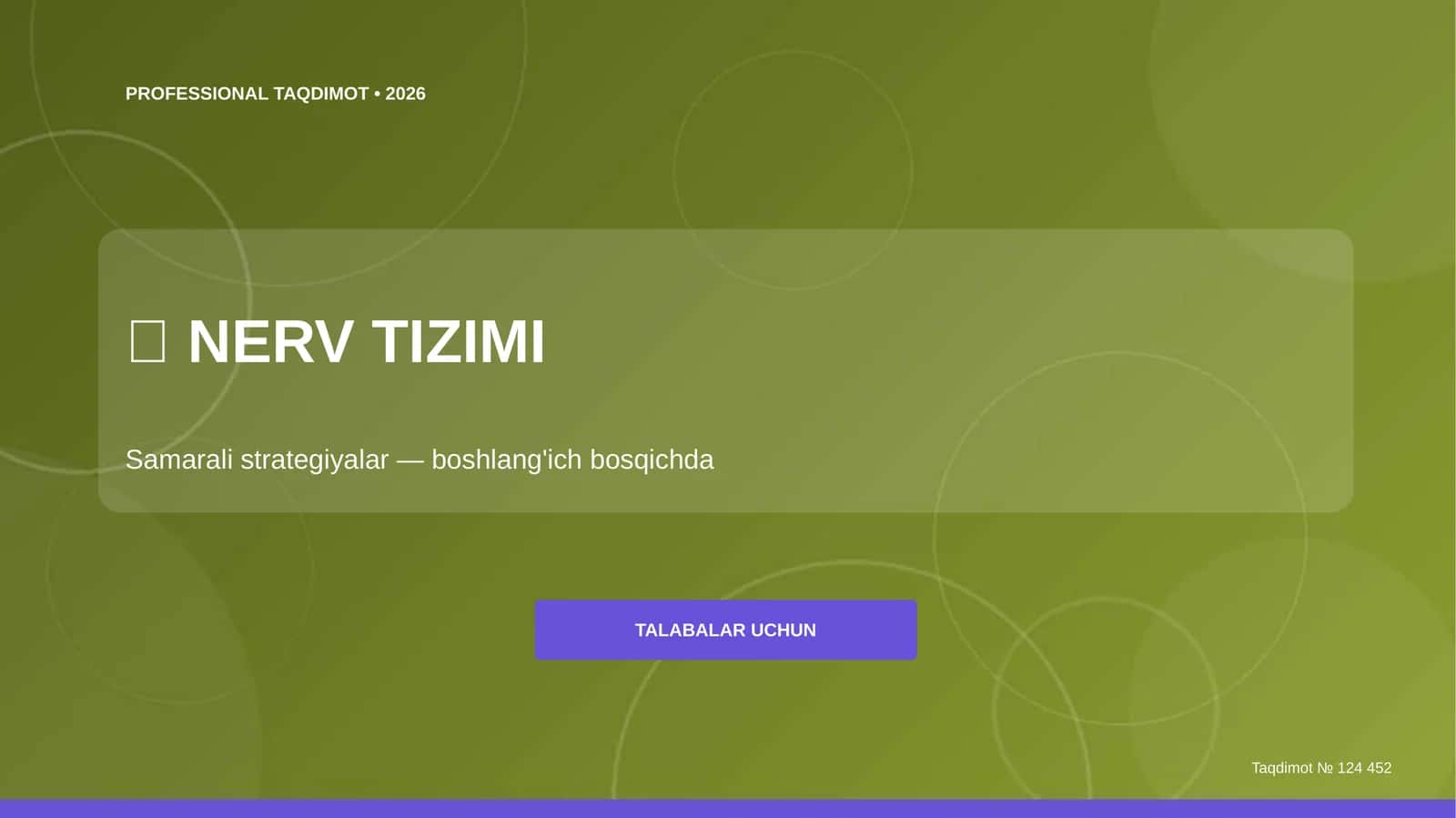 NERV TIZIMI 1
