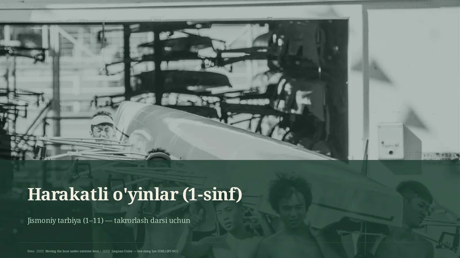 Harakatli o'yinlar (1-sinf) 1