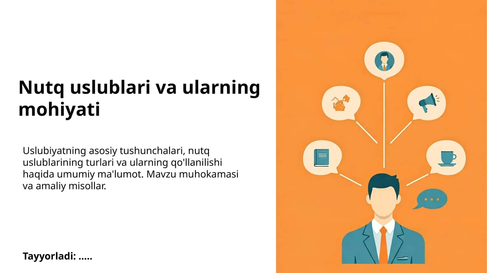 Nutq uslublari va ularning mohiyati 1