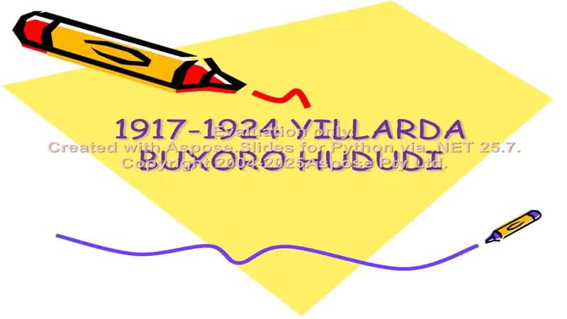 1917-1924 YILLARDA BUXORO HUDUDI 1