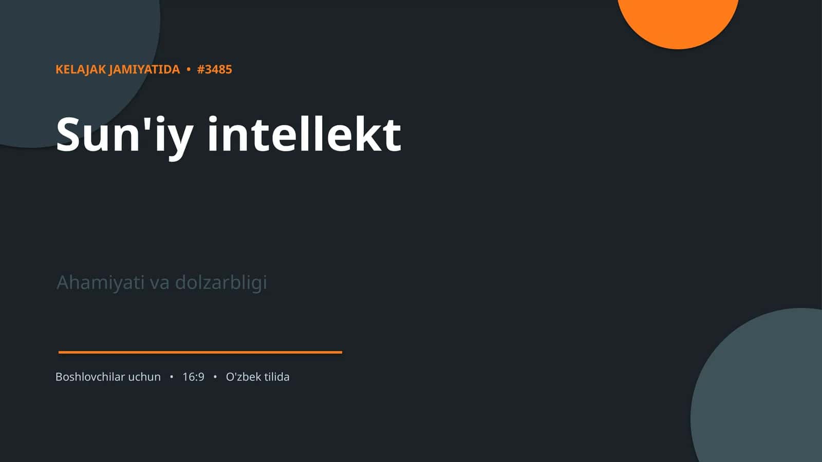 Sun'iy intellekt 1