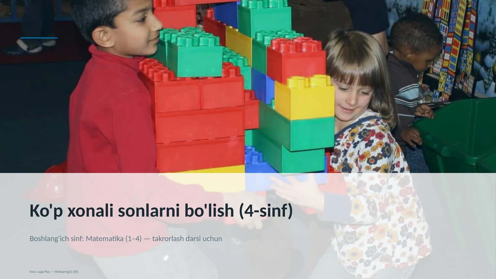 Ko'p xonali sonlarni bo'lish (4-sinf) 1