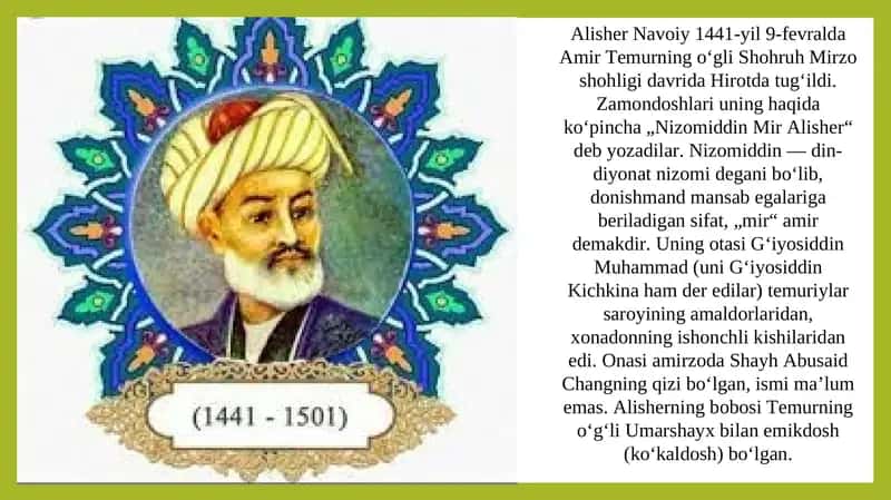 Alisher Navoiy 1