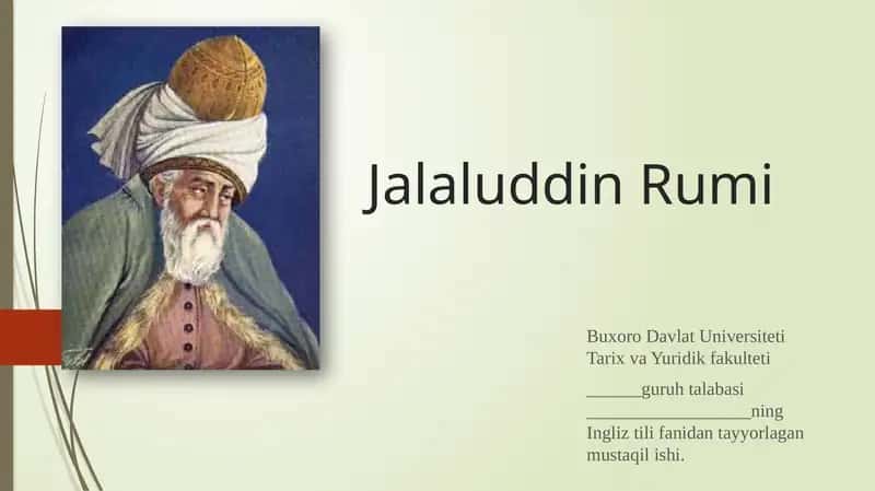 Jalaluddin Rumi 1