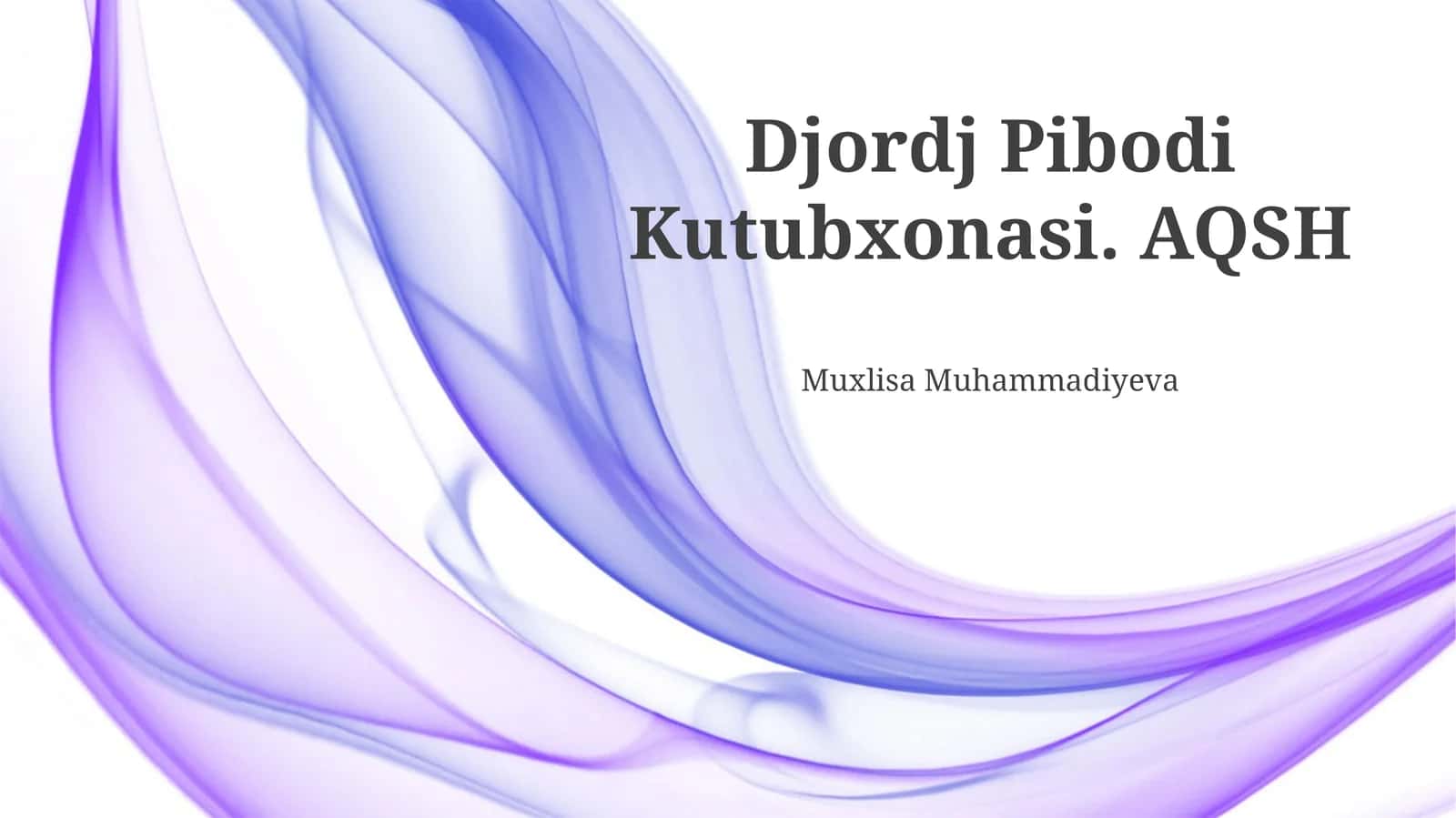 Djordj Peabody Kutubxonasi 1