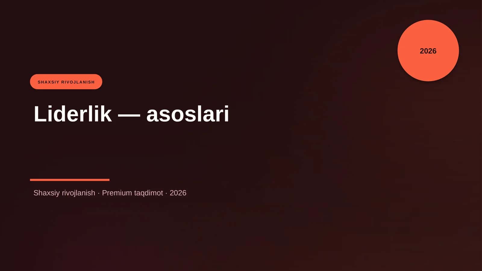 Liderlik — asoslari 1
