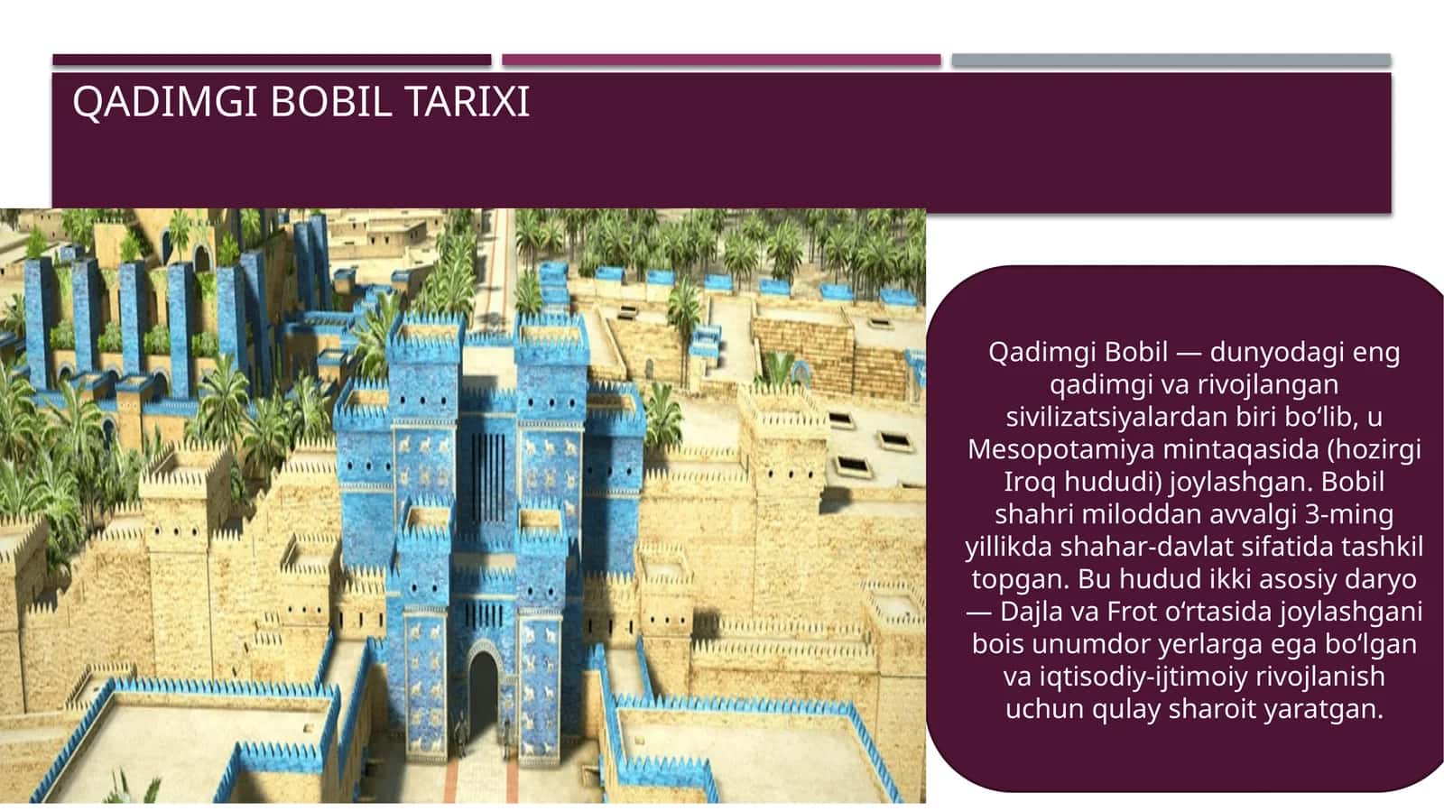 Qadimgi Bobil tarixi 1
