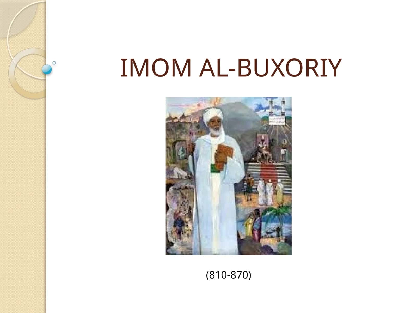 IMOM AL-BUXORIY 1