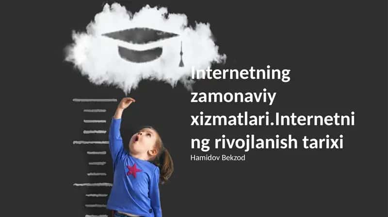 Internetning rivojlanish tarixi 1