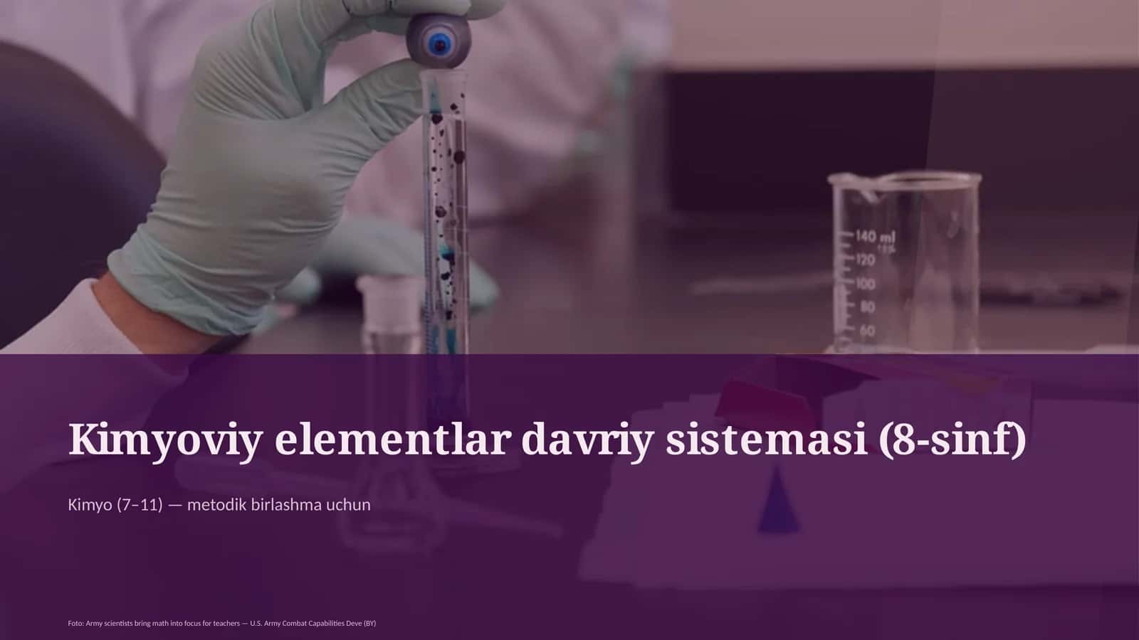 Kimyoviy elementlar davriy sistemasi (8-sinf) 1