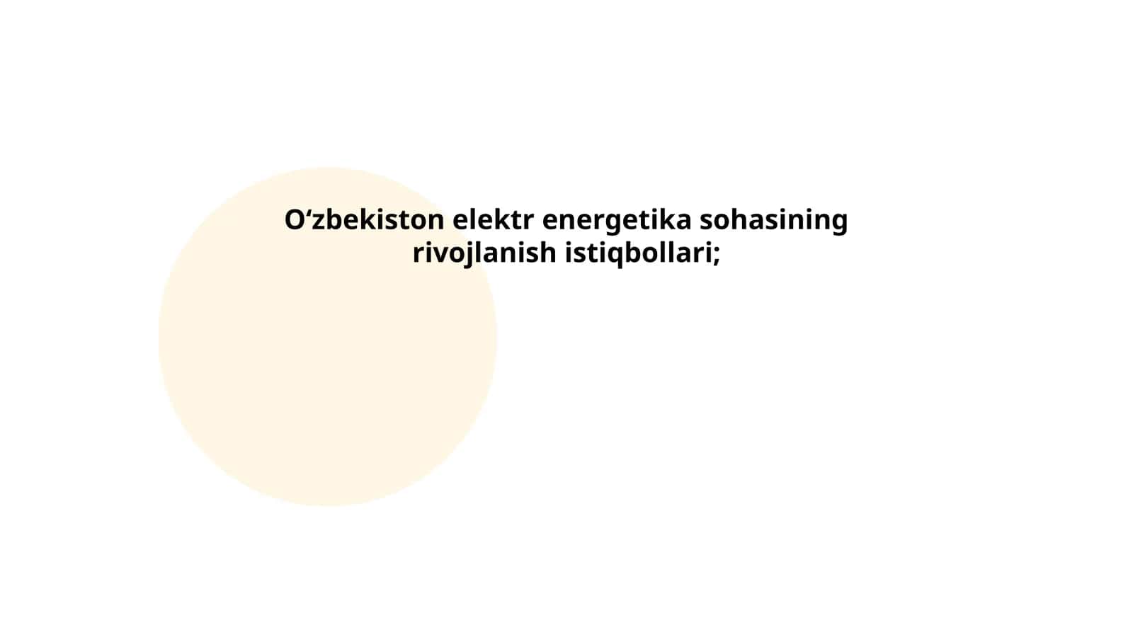 Elektr energiya ishlab chiqarish quvvatlari 1
