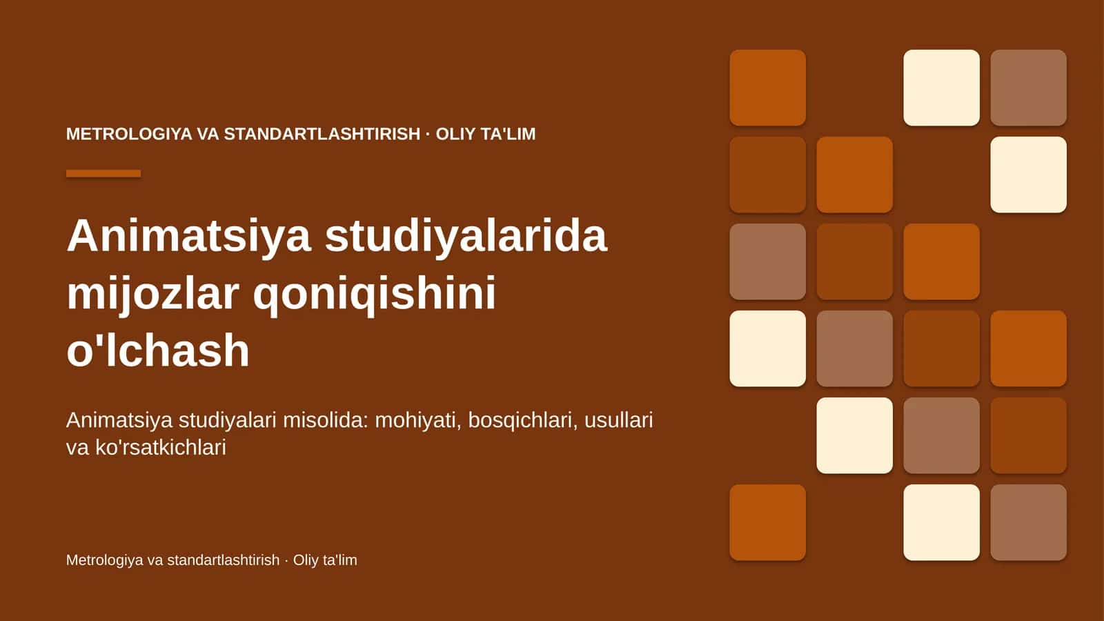 Animatsiya studiyalarida mijozlar qoniqishini o'lchash 1