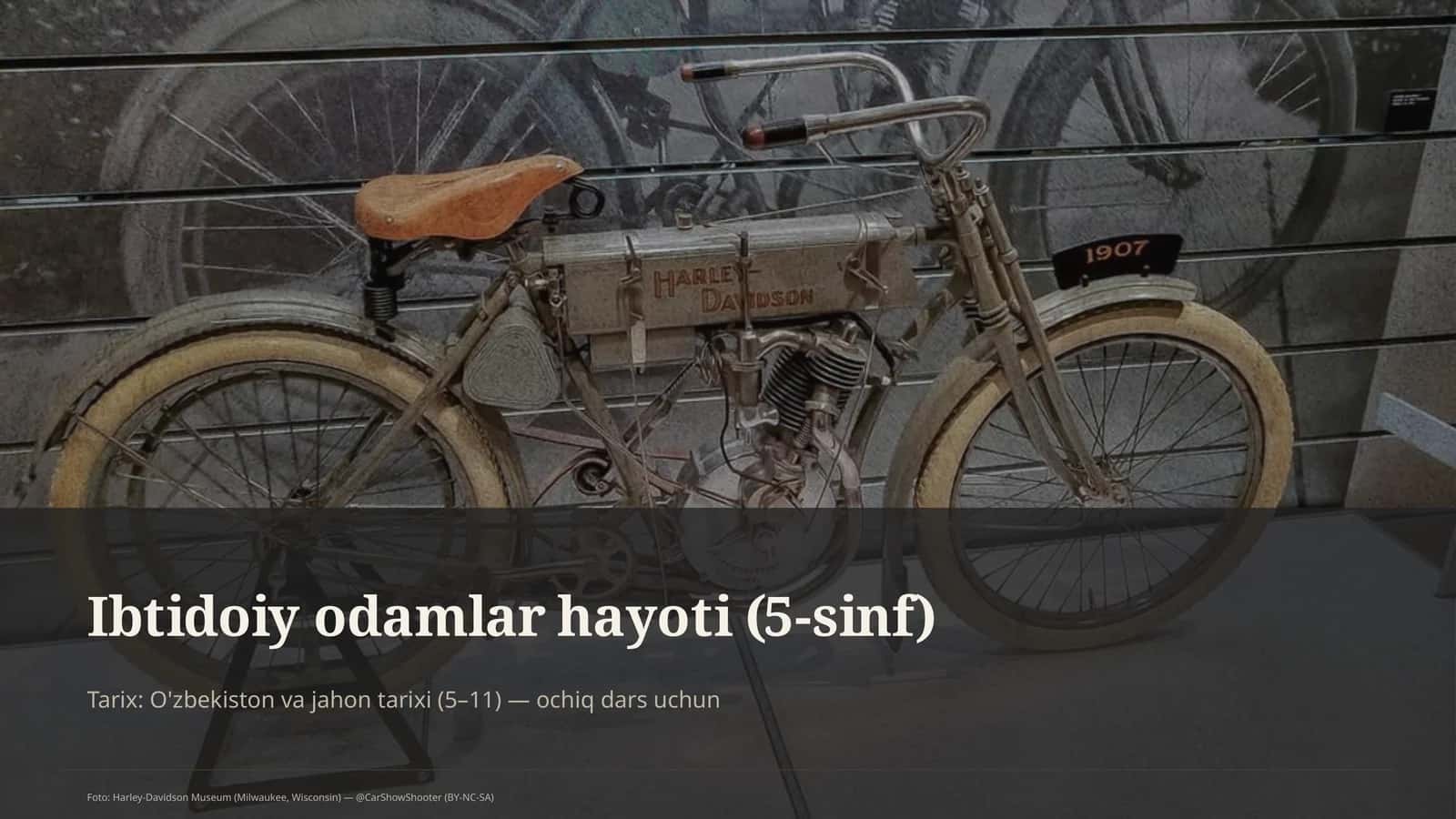 Ibtidoiy odamlar hayoti (5-sinf) 1