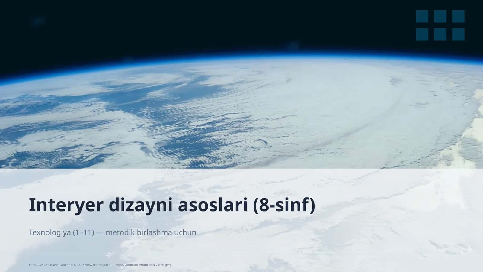 Interyer dizayni asoslari (8-sinf) 1