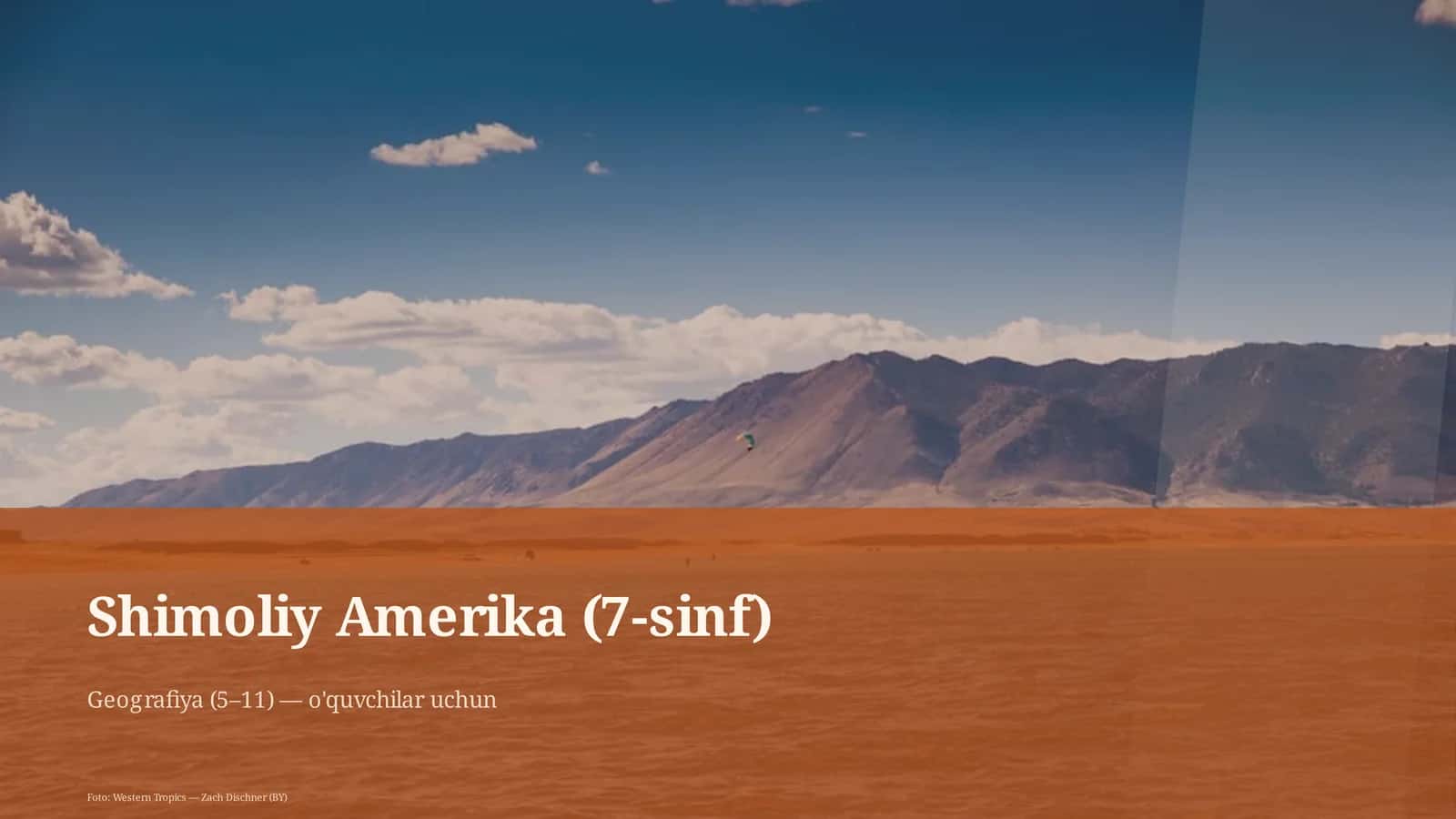 Shimoliy Amerika (7-sinf) 1