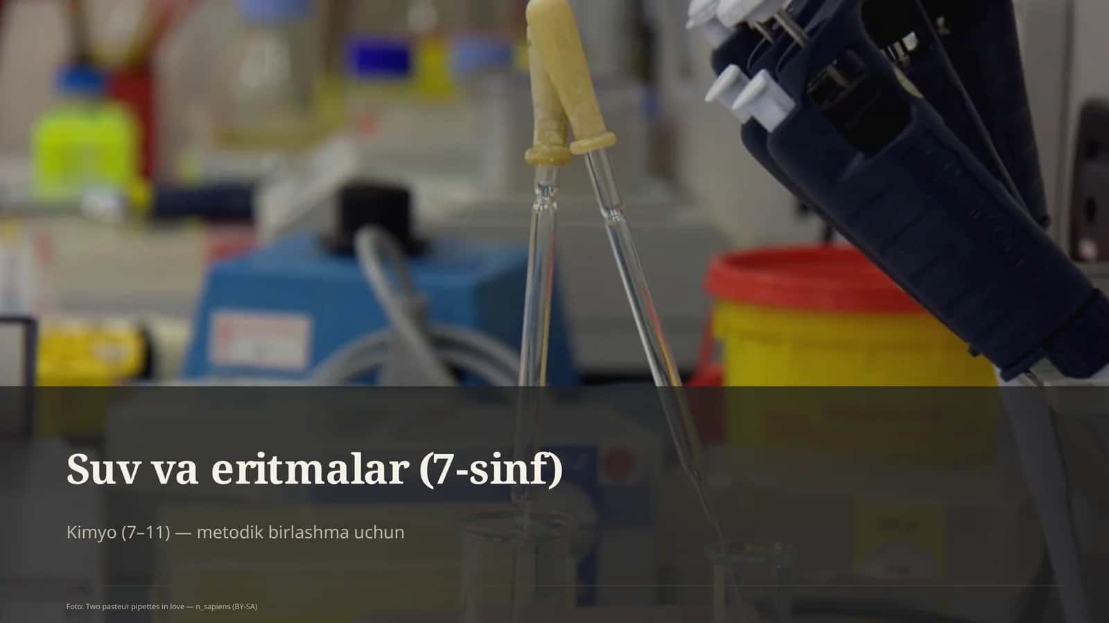 Suv va eritmalar (7-sinf) 1