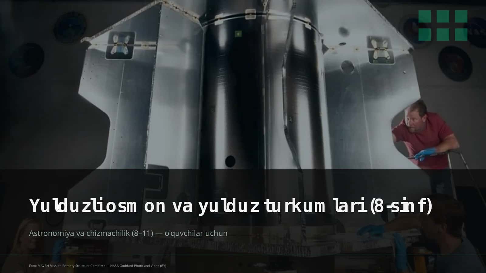 Yulduzli osmon va yulduz turkumlari (8-sinf) 1