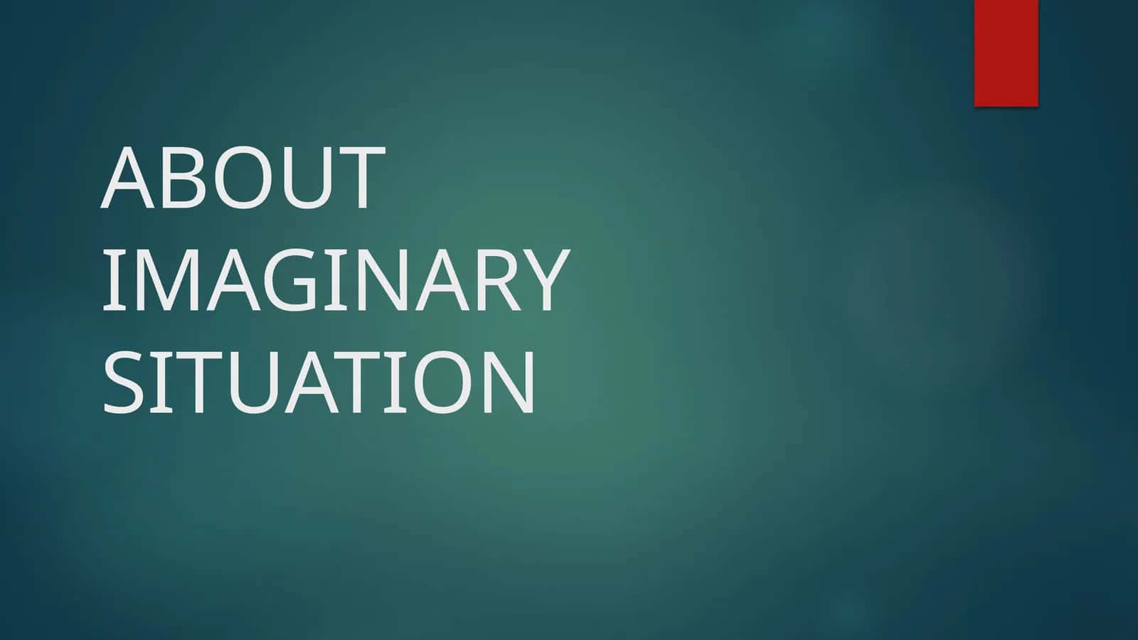 IMAGINATION DESCRIPTION AND PSYCHOLOGY 1