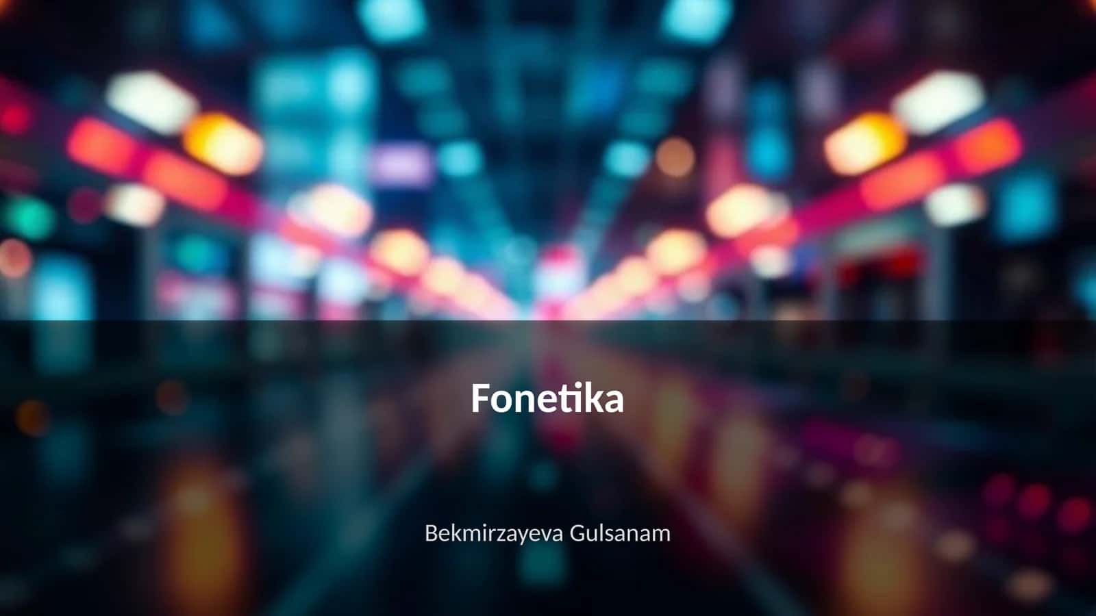 Fonetika 1