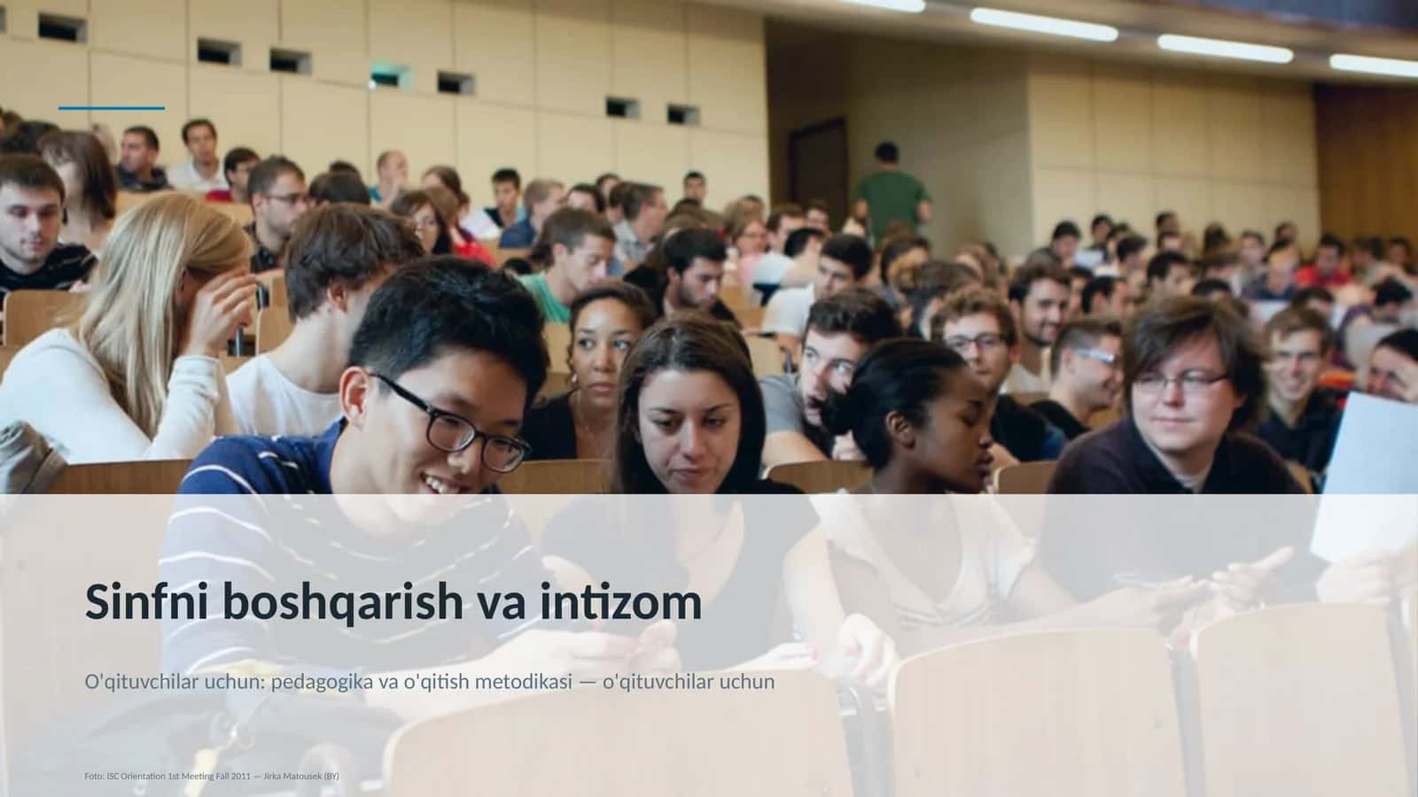 Sinfni boshqarish va intizom 1