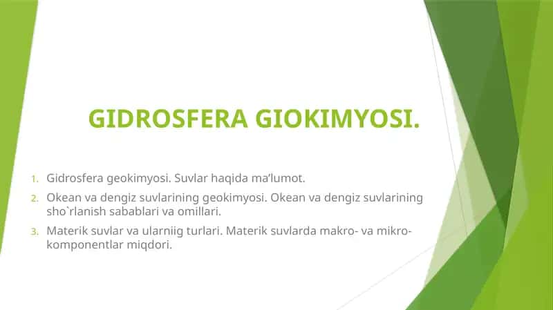 GidrosfЕra GIOKIMYOSI 1
